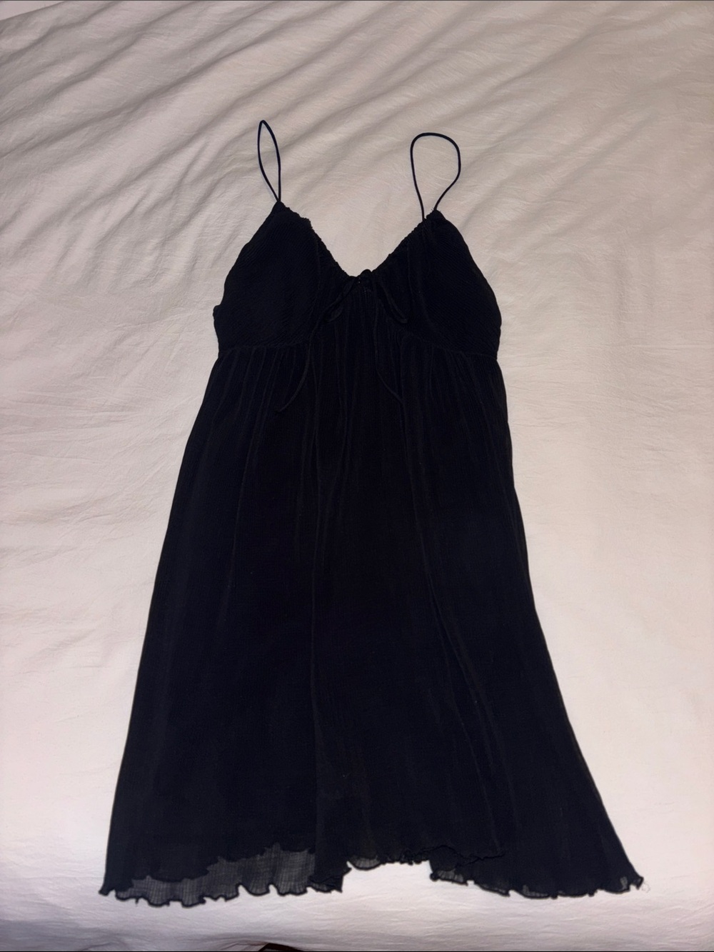 Abercrombie & Fitch Black Spaghetti Strap Slip